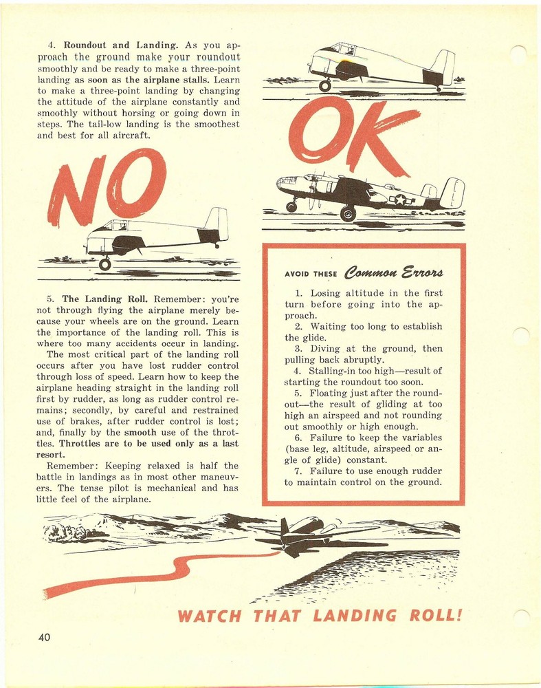 REPRINT 1944 ADVANCED 2-ENGINE FLYING PILOT TRAINING MANUAL