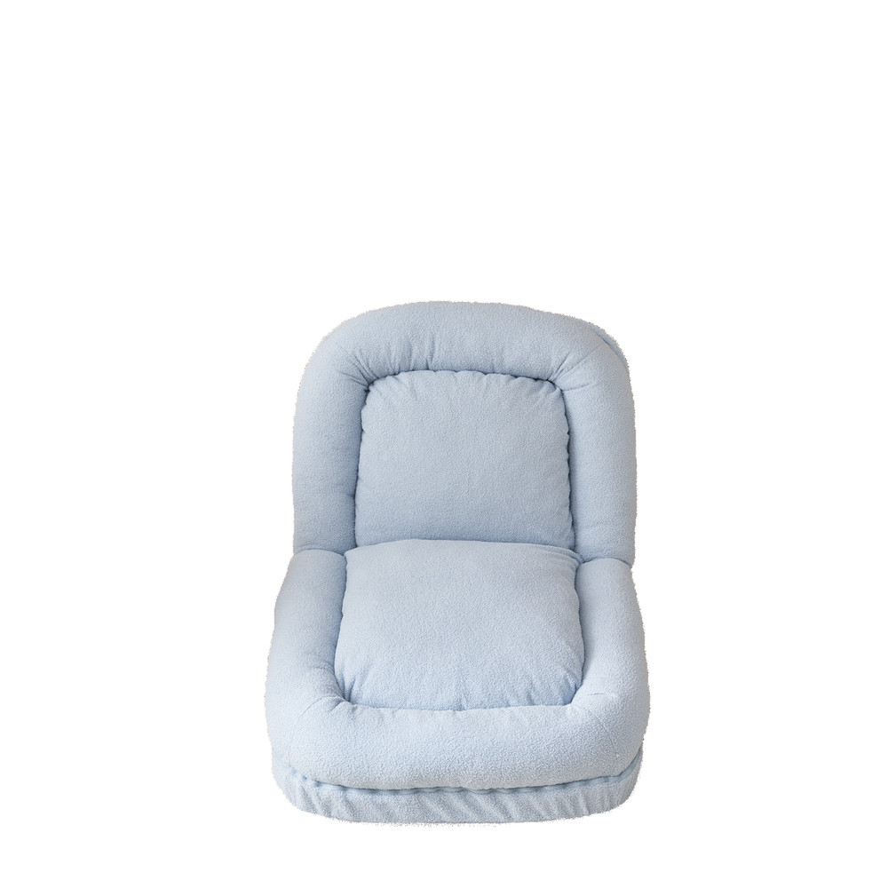 Triple Fold Down Sofa Bed,Blue