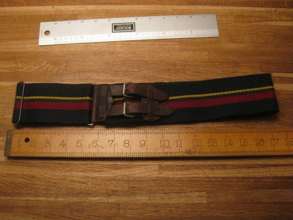 British Army Issue Royal Marines Adjustable Stable Belt, Uniform Dress
