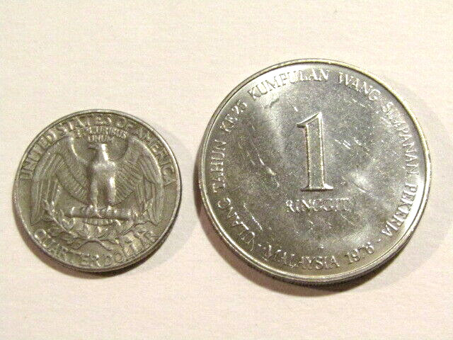 Malaysia 1976 1 Ringgit unc Coin