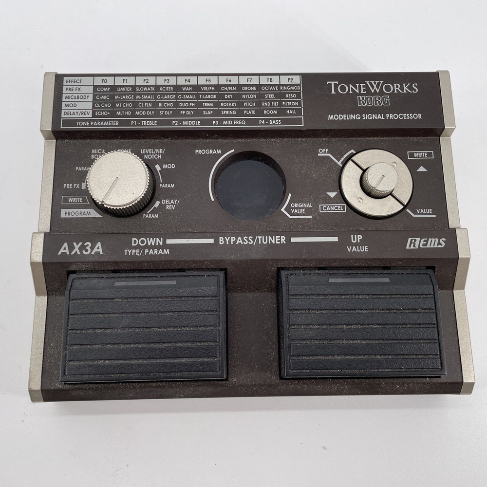 Korg ToneWorks AX3A Acoustic Guitar Multi-Effects Pedal