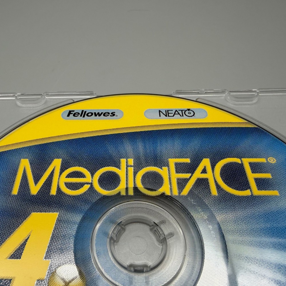 Vintage Fellowes MediaFACE 4.0 Design Software & Image Library CD-ROM Windows PC