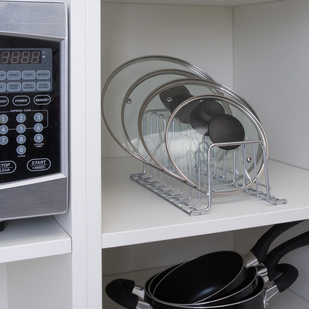 Organize It All Lid Organizer in Chrome