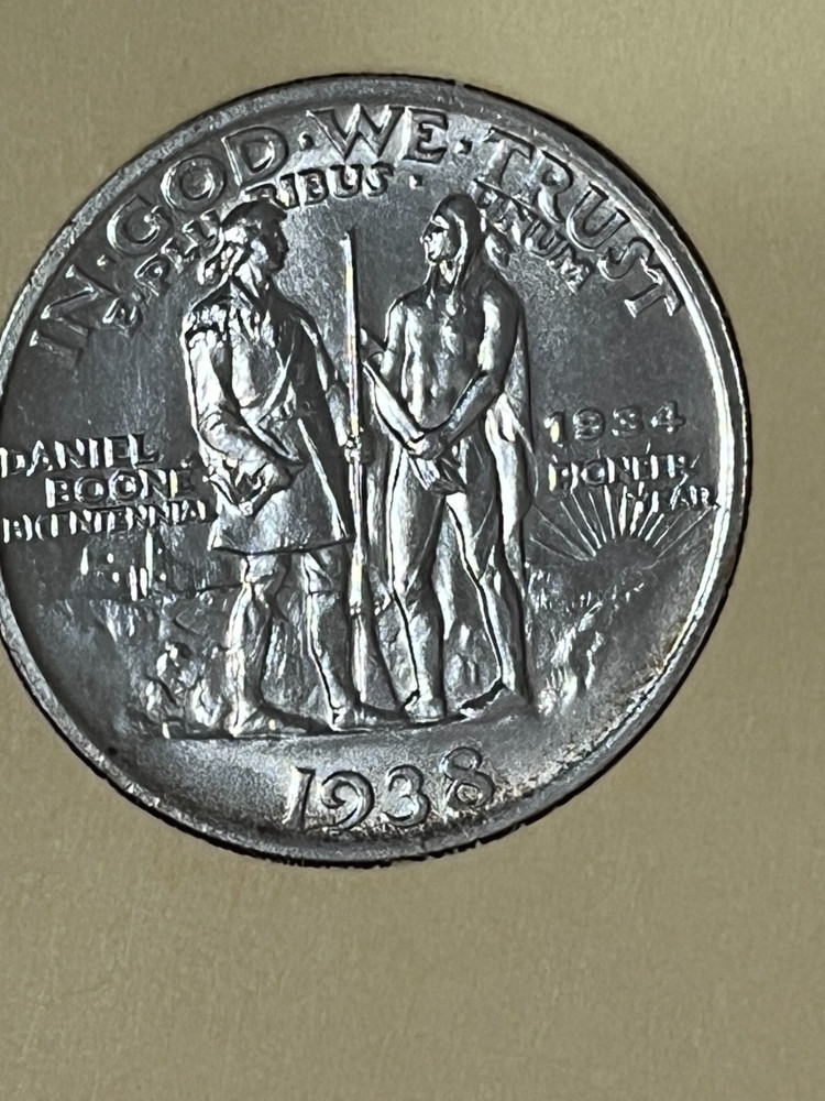 1938 Boone Commemorative Half Dollar