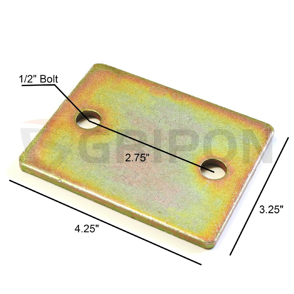 Gripon 5/16in Bolt On Grab Hook Mount with Clevis Mount - Includes Hardware