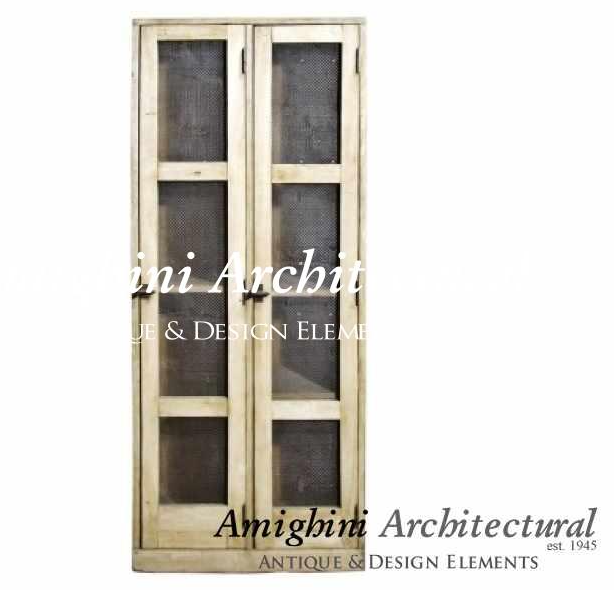 C – Antique Wardrobe Two Right Hand Doors with Screen. A3107