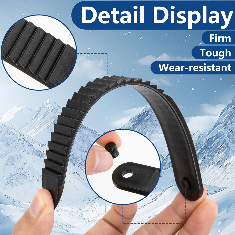 6 Pack Snowboard Ankle Ladder Strap Binding Replacement for Ski Strap In Binding