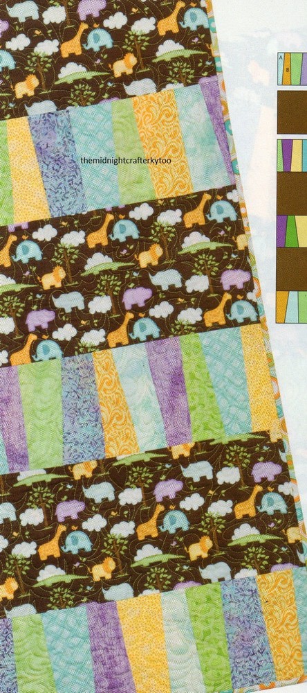 Baby Strings Quilt Pattern Pieced TM