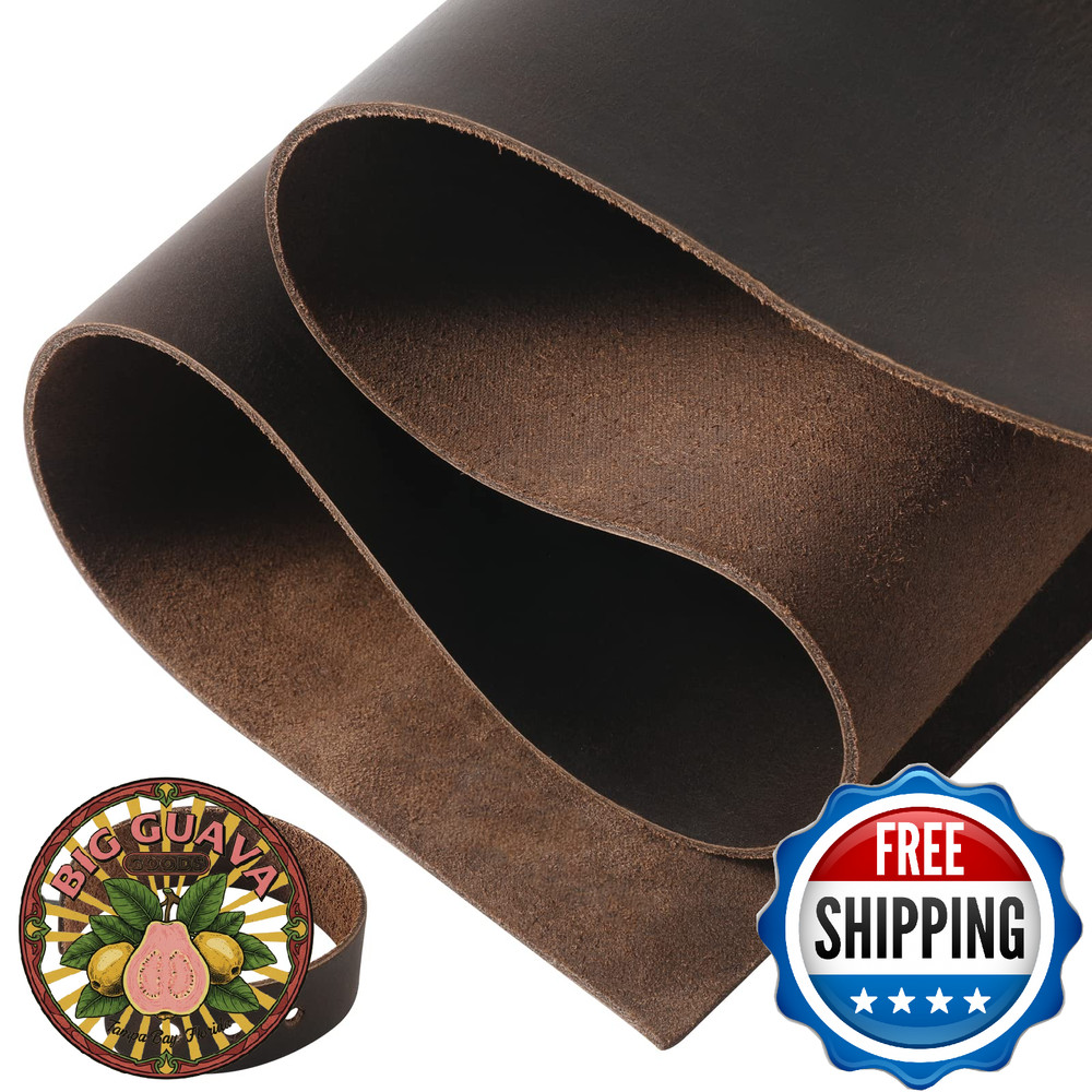 RingSun Full Grain Leather Sheets 2mm for Craft Tooling & Sewing