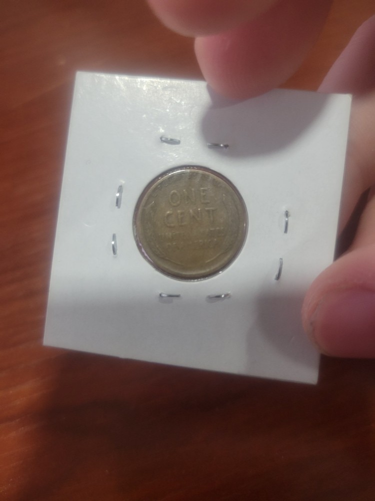 19- -S Wheat Penny Serious Grease Error