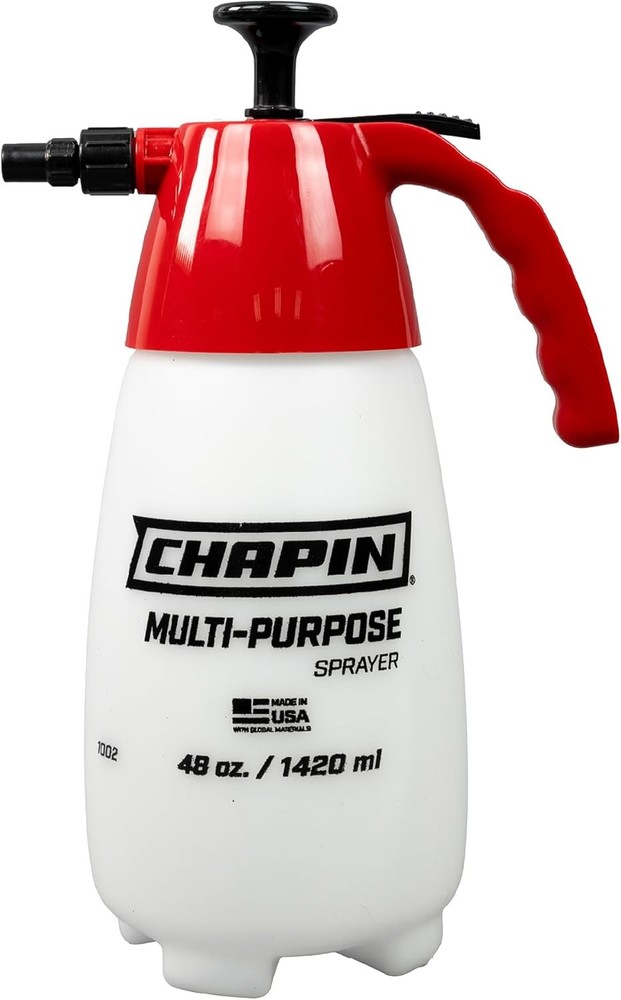 Handheld Pump Sprayer, 48oz, Multi‑Purpose, Lawn & Garden, Translucent Poly Tank