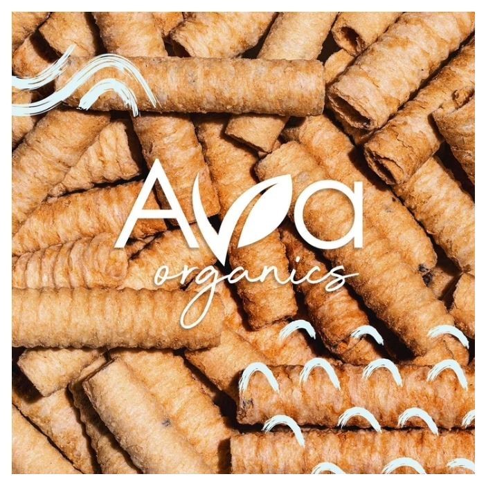 2 pack Ava Organics Mango Coconut Crispy Rollers, 14.1 oz. Fast Dispatch
