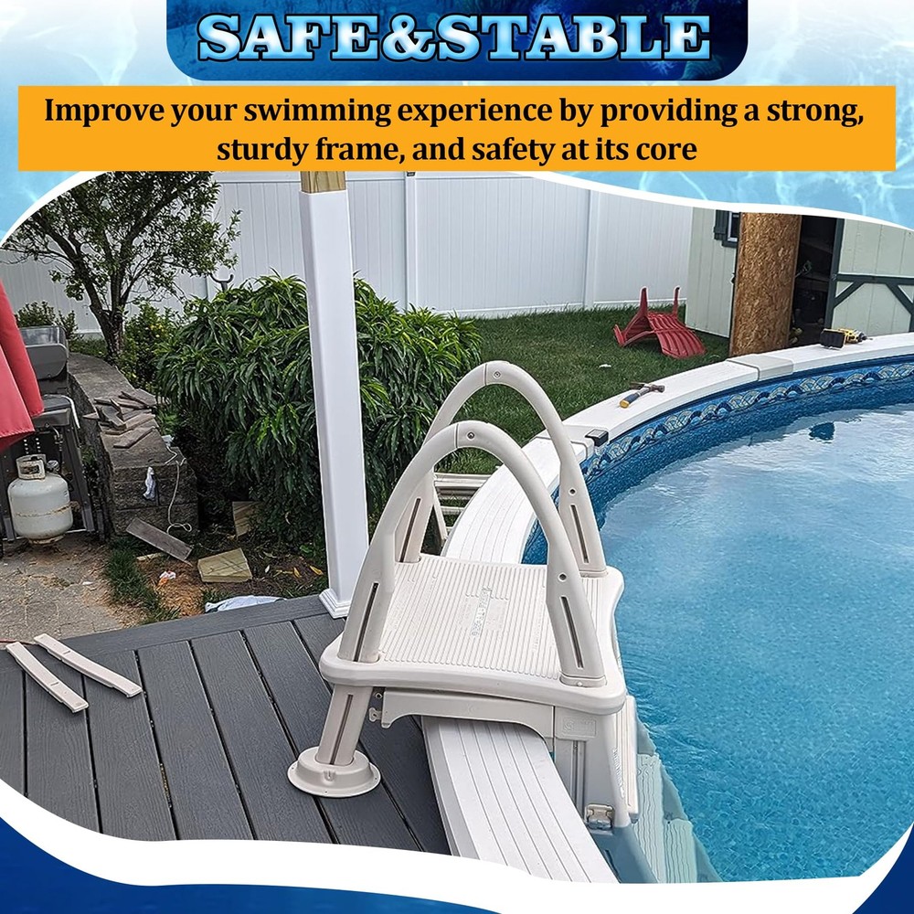Replacement 7200 Conversion Kit Fits Plastics Roll Guard AFrame Ladder Gray