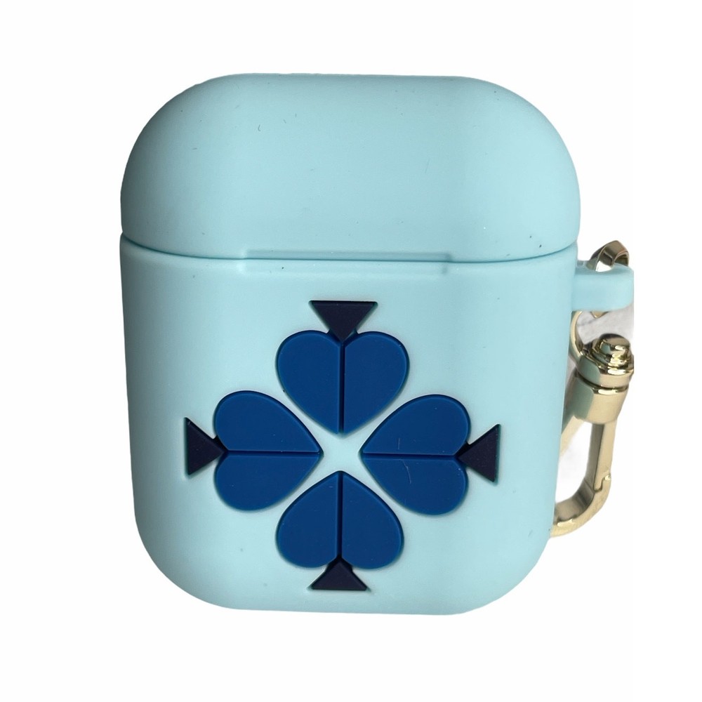 Kate Spade Airpods Silicone Case Blue multi