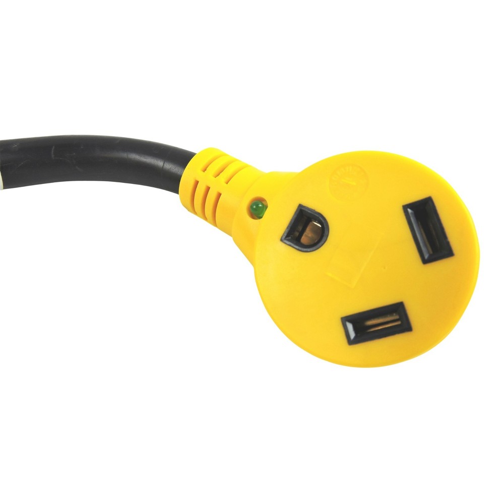 50 Amp Male to 30 Amp Female Dogbone Adapter RV Electrical Converter Cord Cable