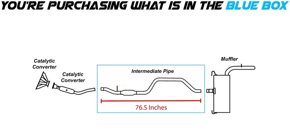 Direct fit Intermediate Pipe fits: 2008-2012 Dodge Avenger 2.4L