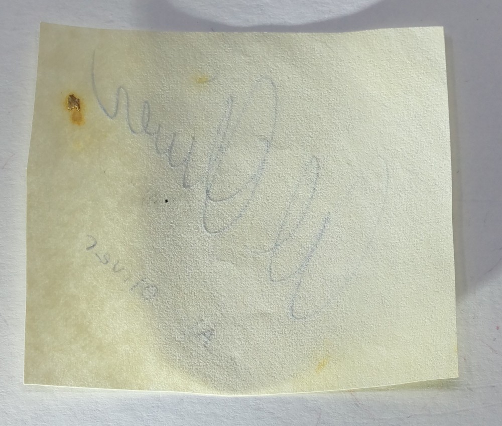 Al Oliver cut autograph