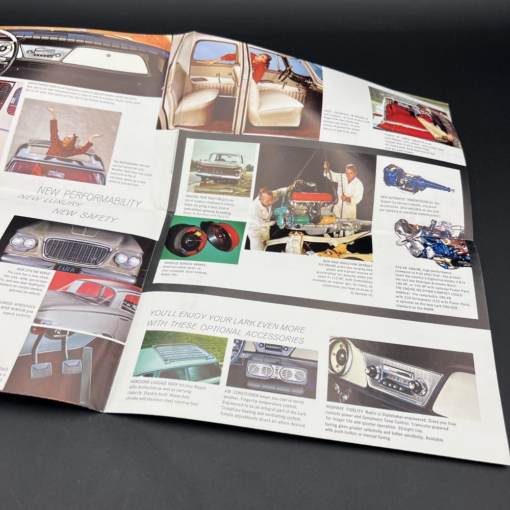 Vtg Original 1961 Studebaker Lark advertising brochure
