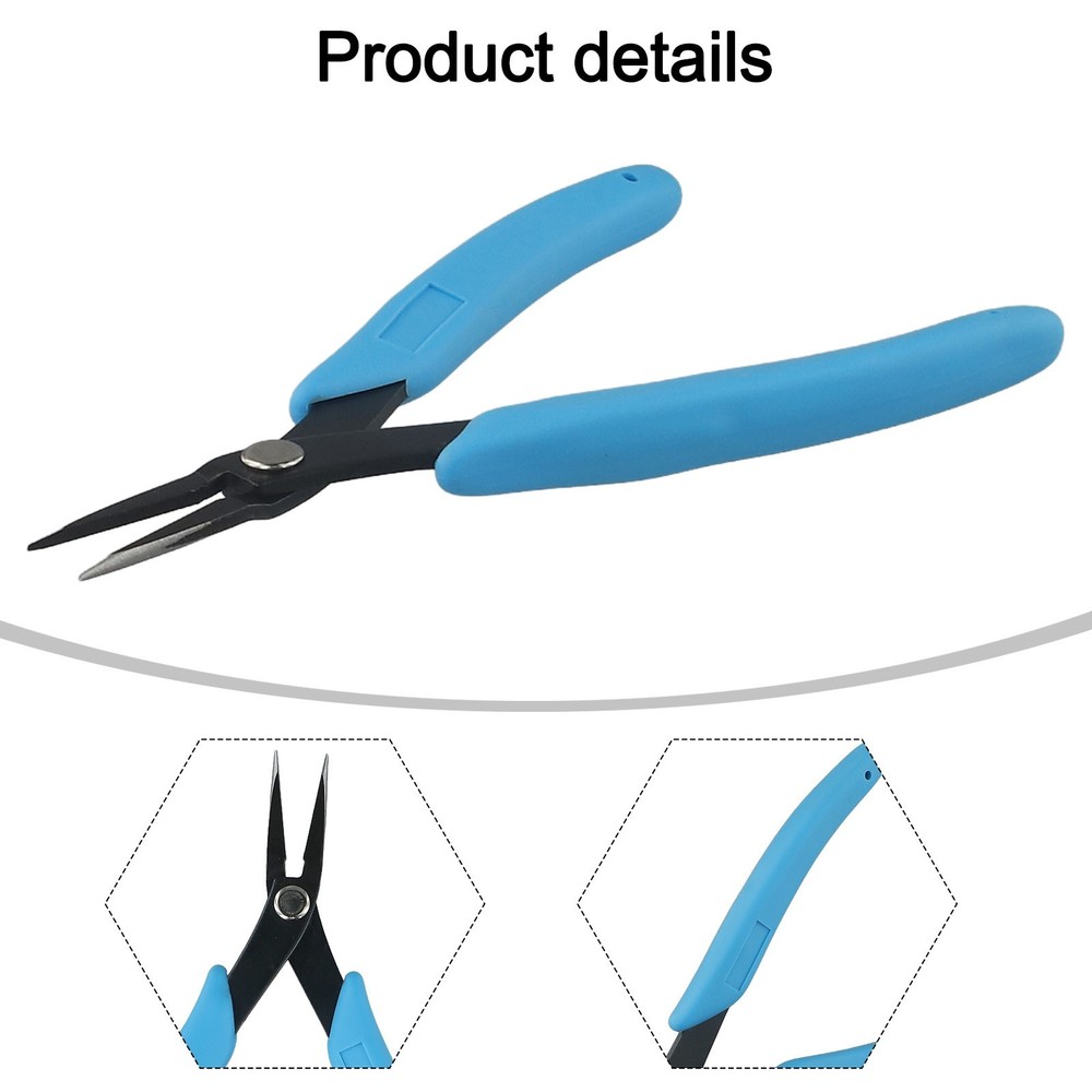 Compact Blue and Black Jewelry Making Plier Efficient and Rust Resistant