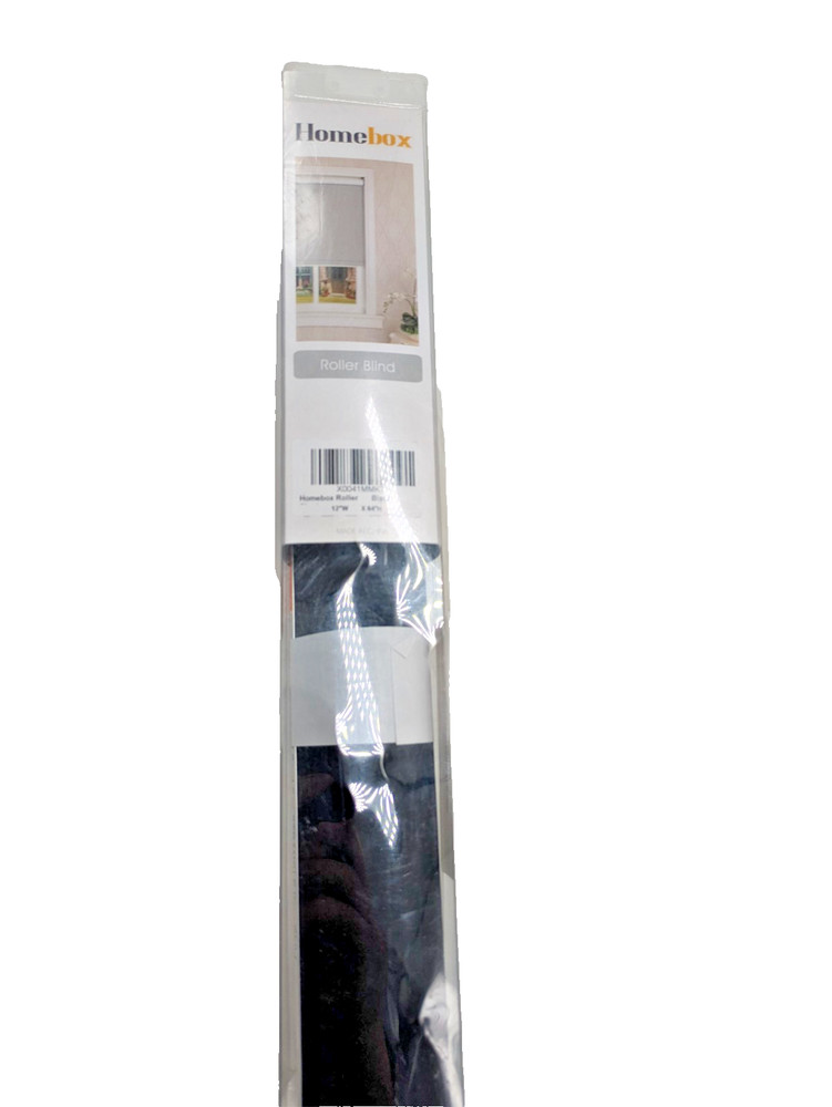 Homebox Roller Blind 12"x64" Black