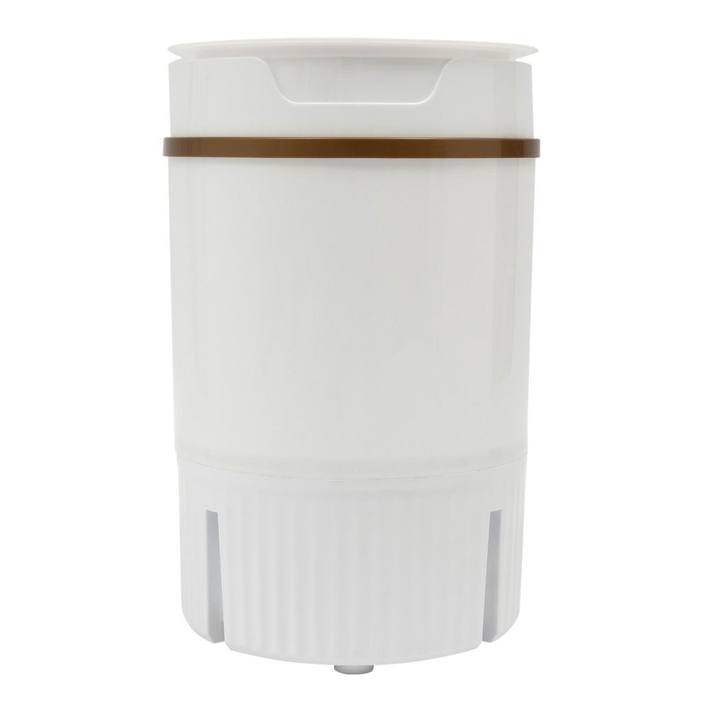 White Portable Mini Washing Machine Washer with Drainage Basket Multi-Functional