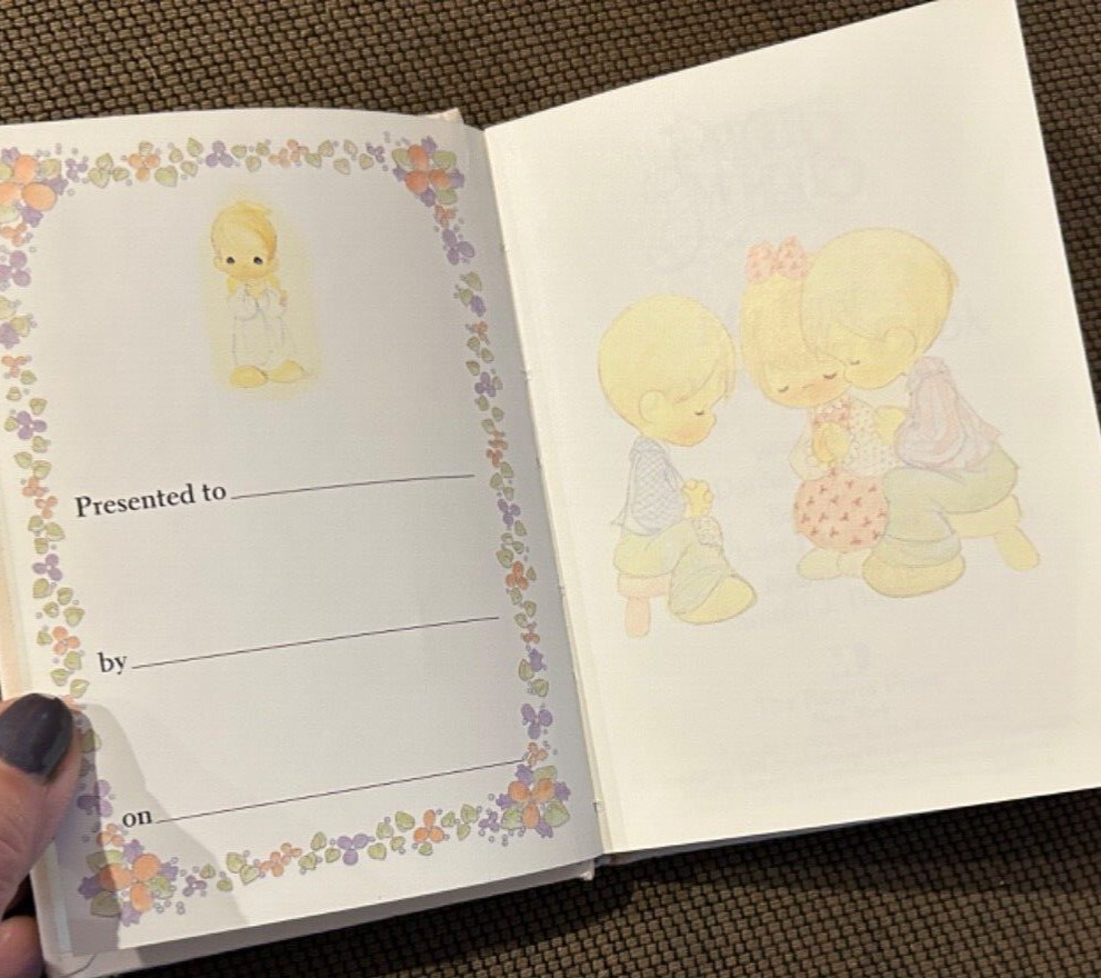 1991 Precious Moments My First Communion Book