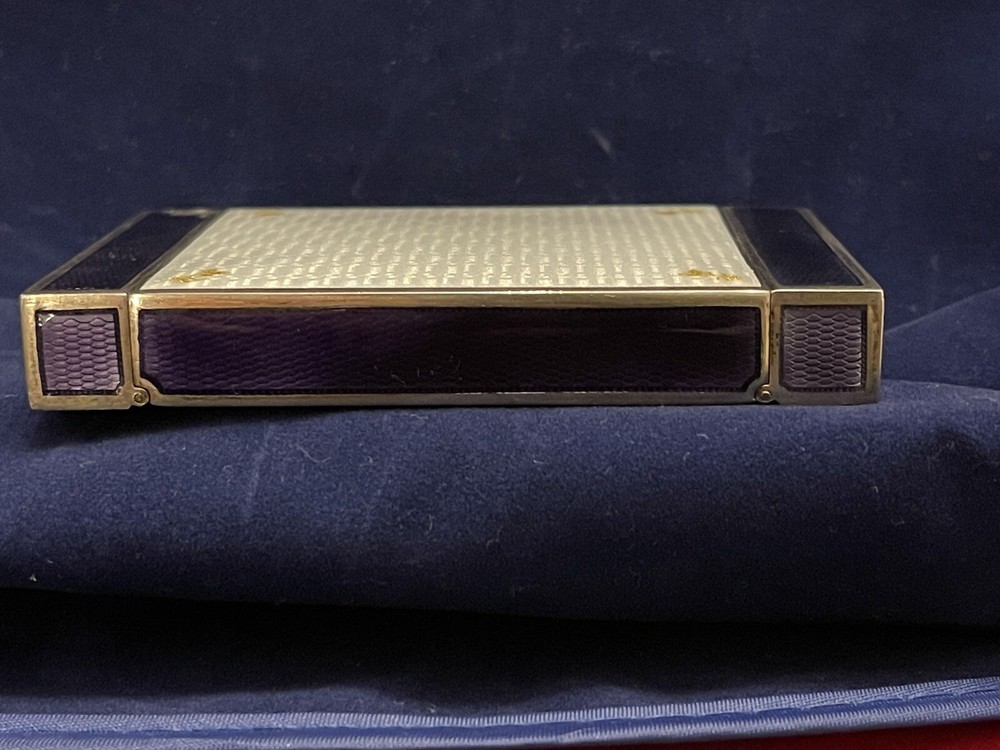 Stunning Blue Enamel 84 Marked Silver Cigarette Case Probably Russian 19th/20th