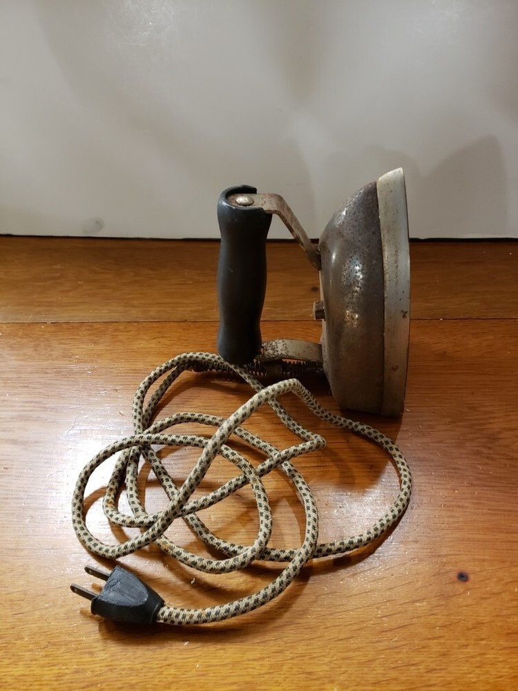 Vintage Flexible Shaft Electric Iron- Working