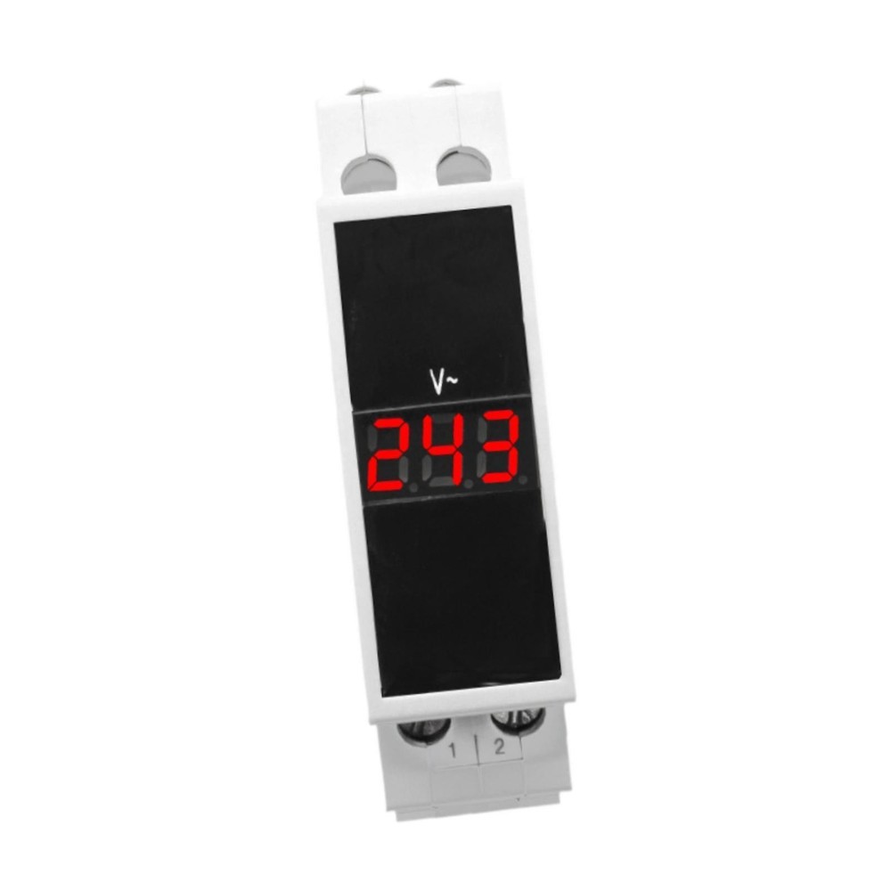 Din Rail Digital Display Voltmeter Single Phase Voltage