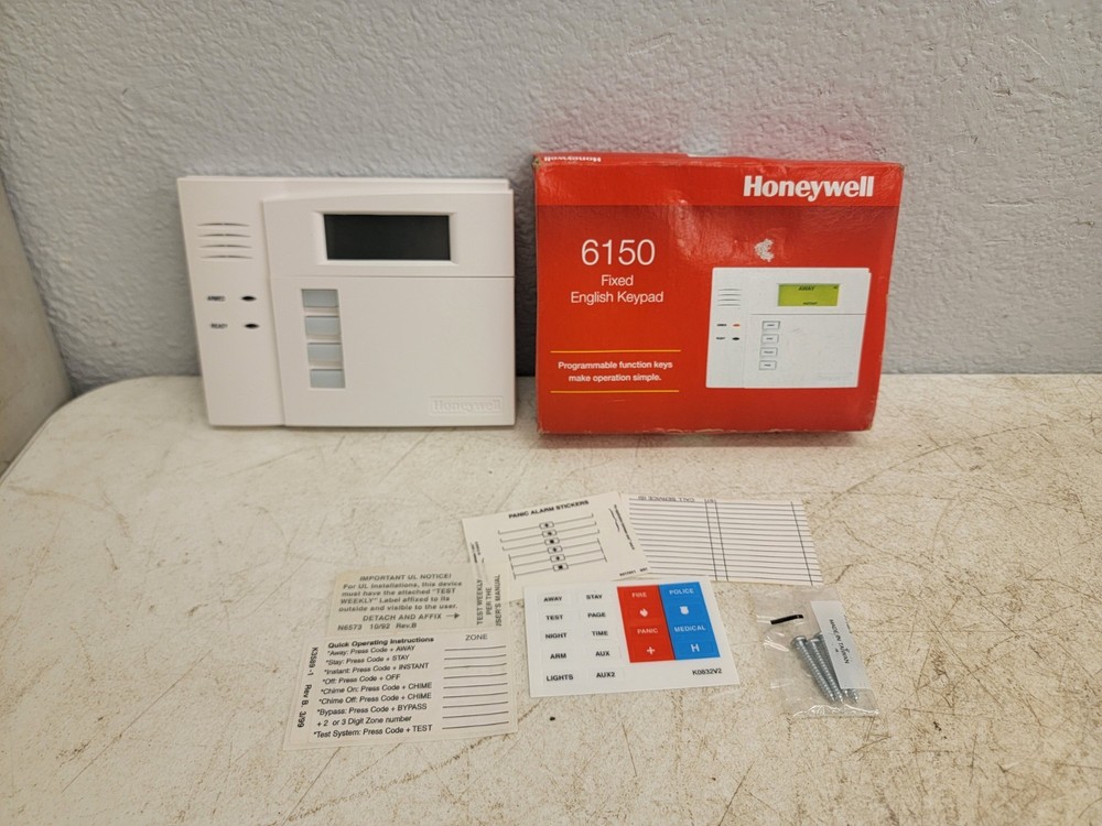 Honeywell 6150 Fixed English Keypad with Function Buttons