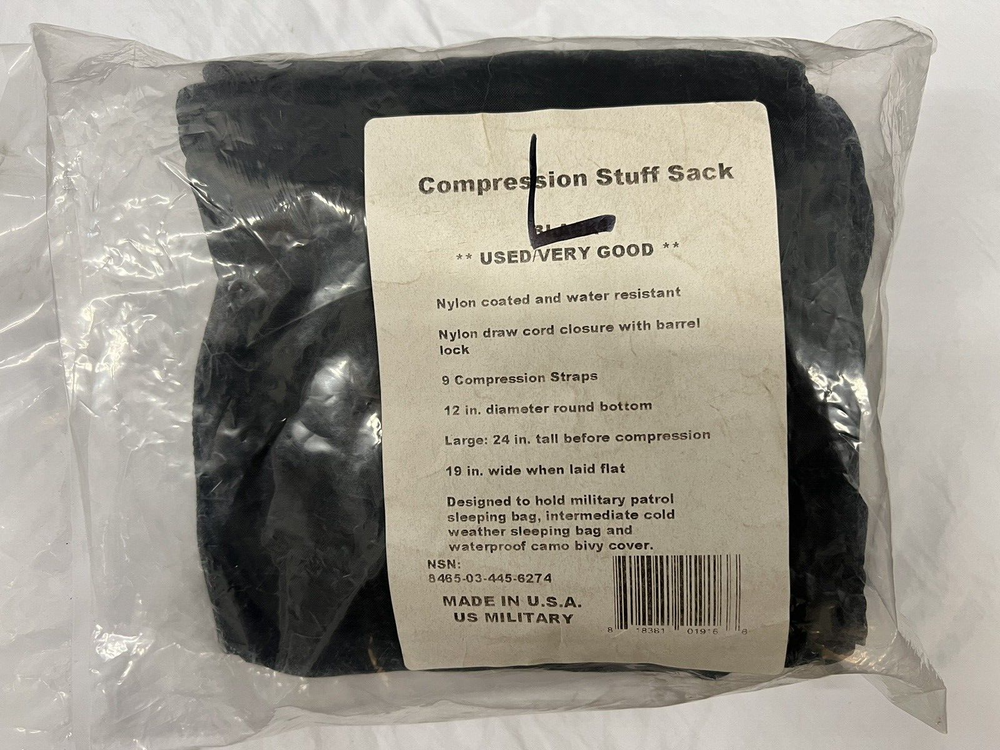 US Army Compression Stuff Sack black