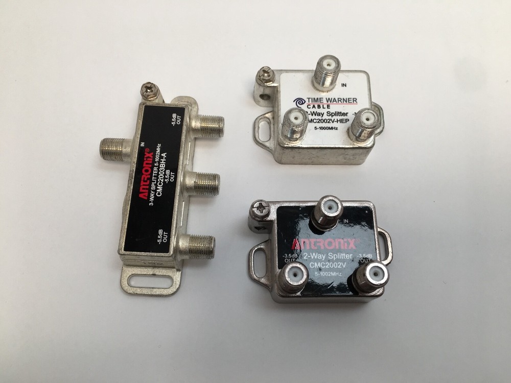 Antronix/TimeWarner 2way/3Way Splitters CMC2002V HEP CMC2003BH-A