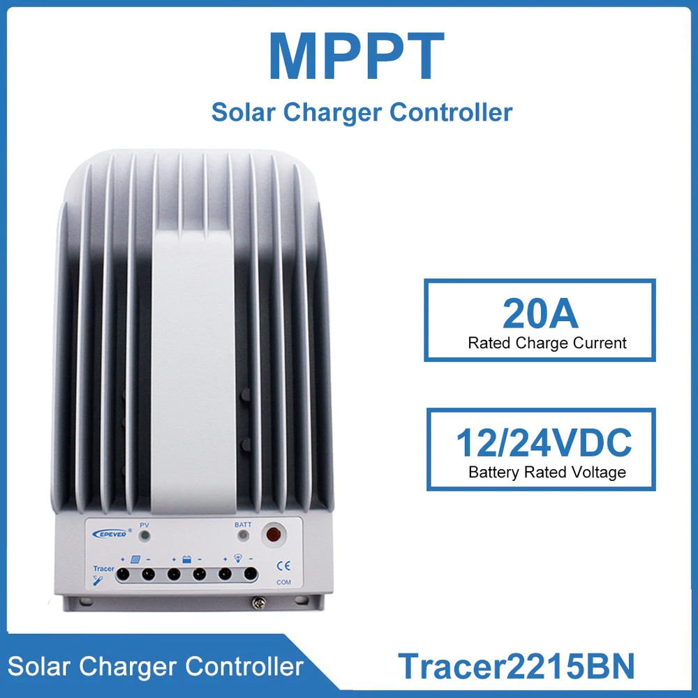 Epever Tracer2215BN 20A Solar Charge Controller 12/24VDC MPPT Control Algorithm