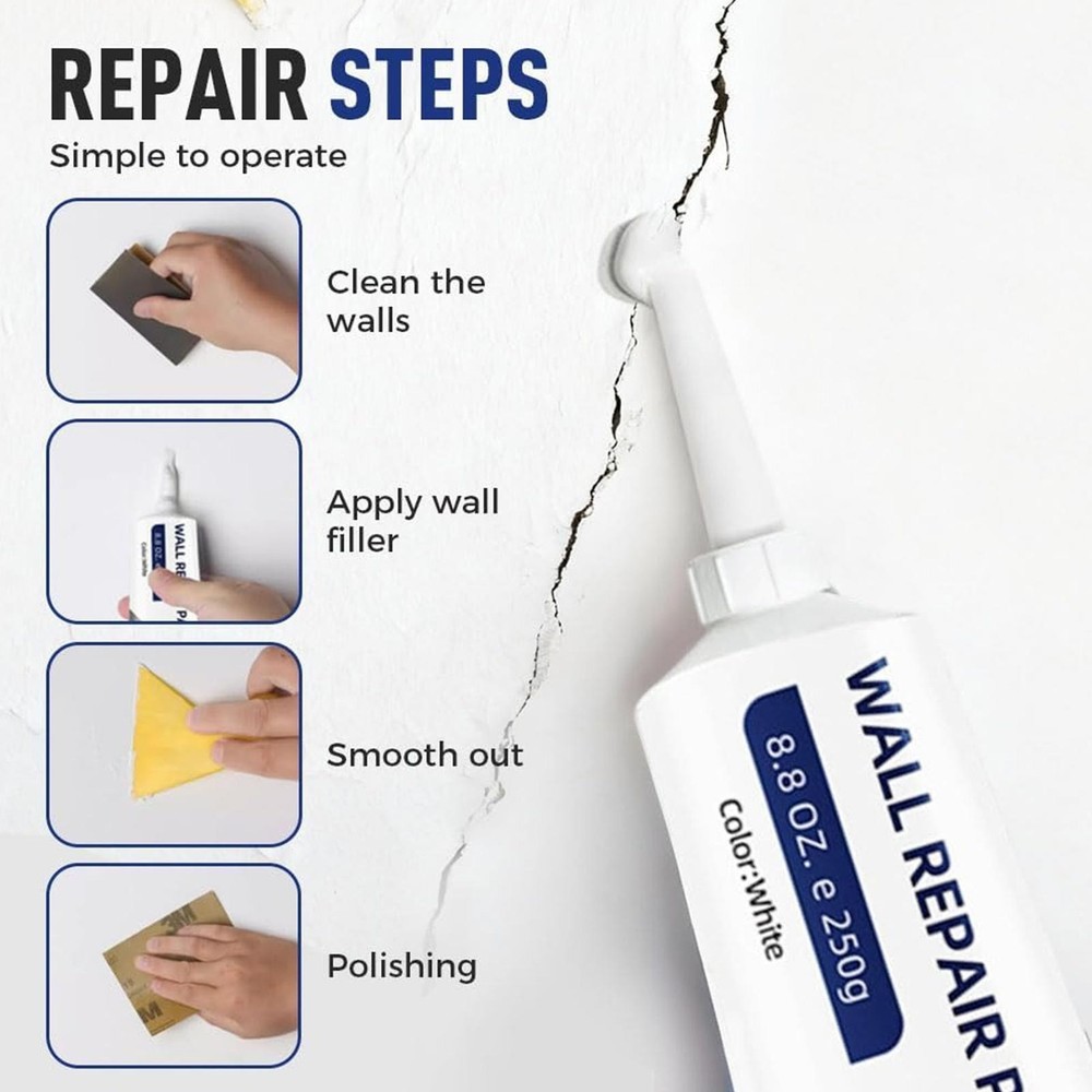 Wall Repair Paste Drywall Quick Drying Mending Putty Wall Mending Paste