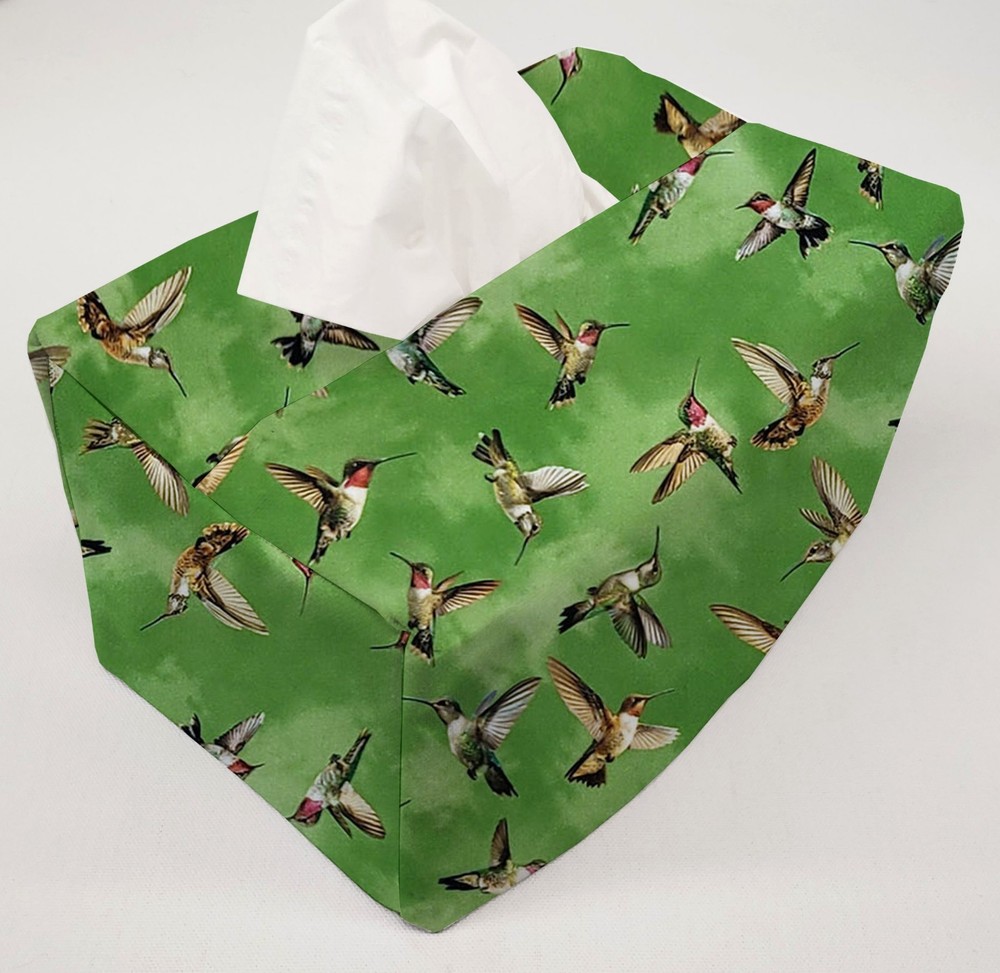 Hummingbirds Tissue Box Cover