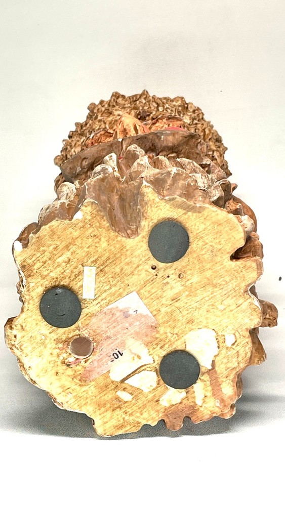 Three-Faced Candle Holder Past Present Future Sculptural Decor