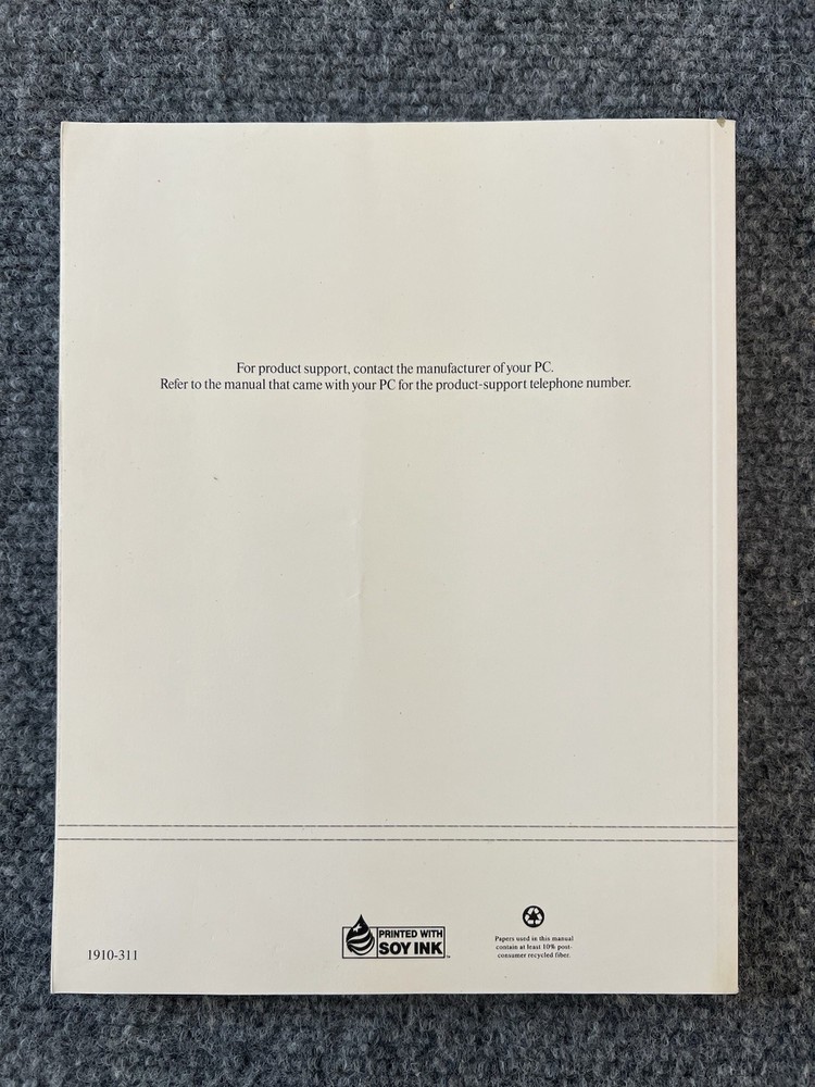 MICROSOFT WINDOWS 3.1 User's Guide Book (Vintage, 1993)