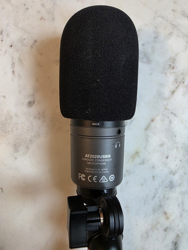 Audio-Technica AT2020USB+ Cardioid Condenser USB Microphone
