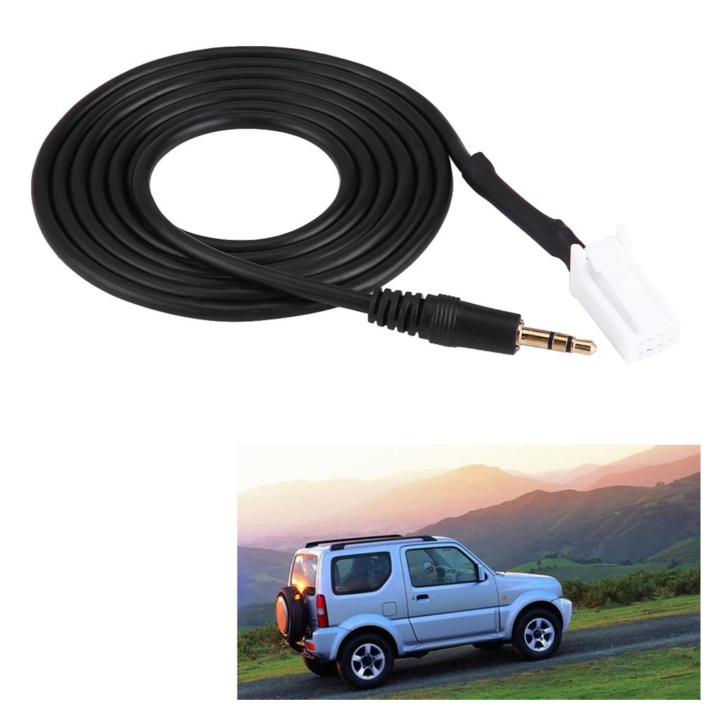 Car Audio AUX Input Cable Adapter 8pin Plug 3.5mm Jack For Swift