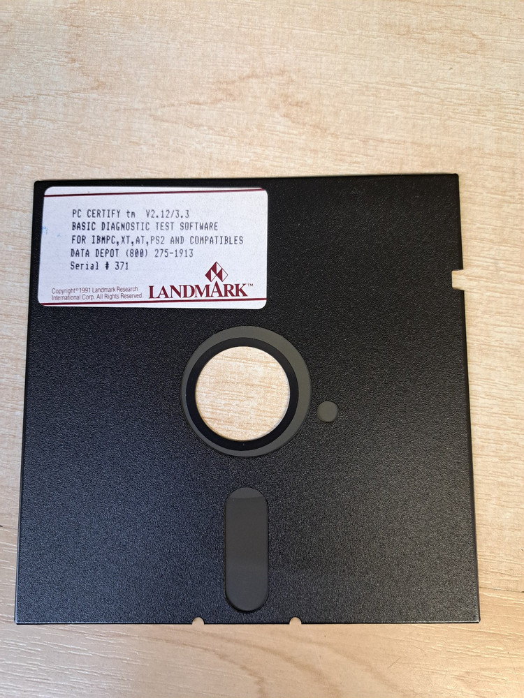 Data Pocket Post Jr 1992, Expansion Test Card