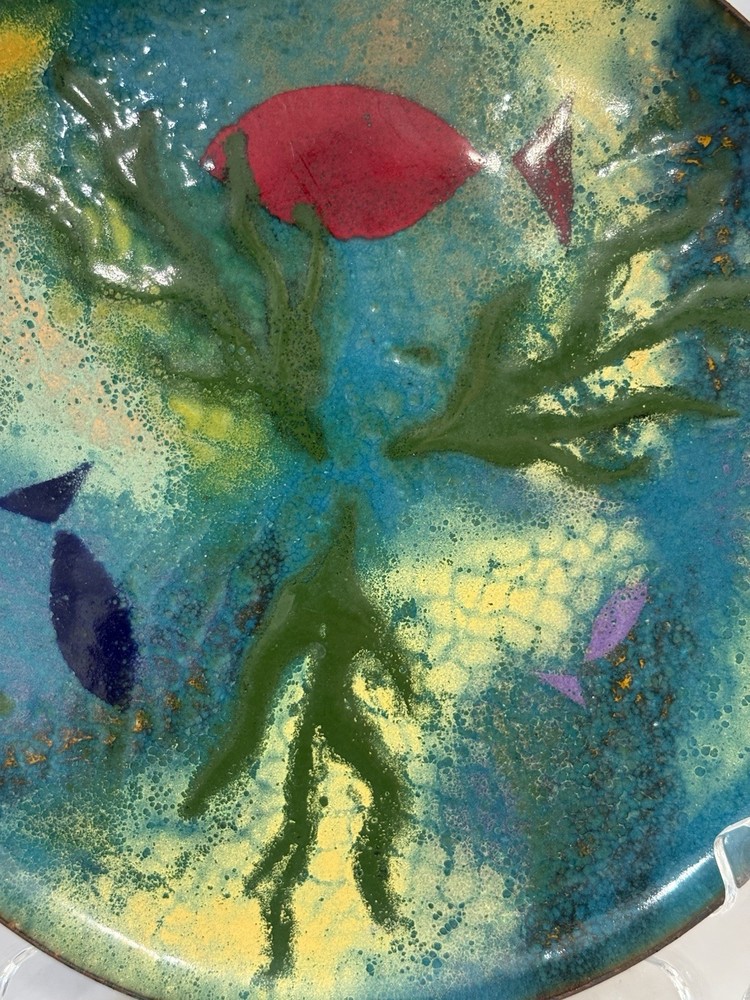 Enamel On Copper Plate Fish