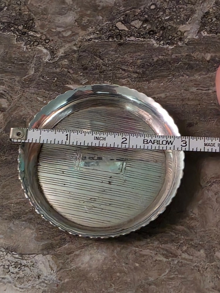 Silver Plated Trinket Tray 3in