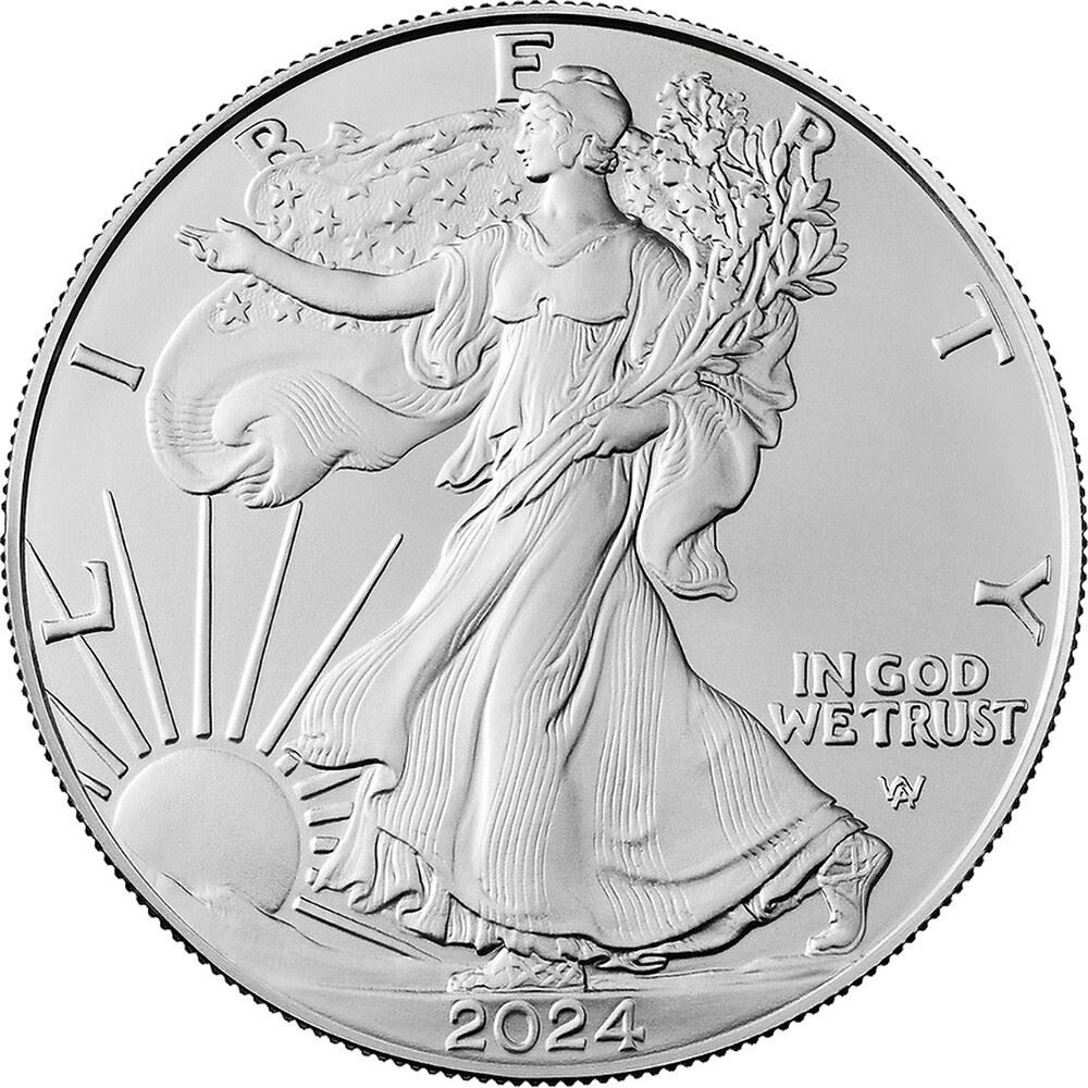 2024 American Silver Eagle 1 oz $1 - BU