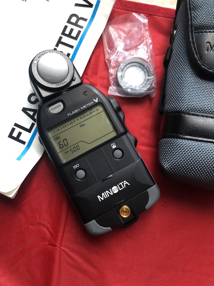 Minolta Light Meter V meter with a new battery