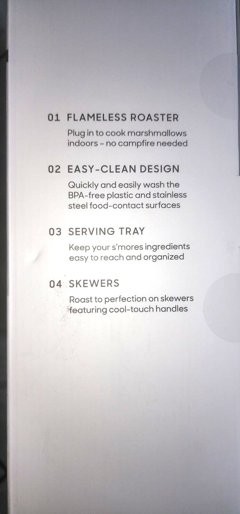 Sharper Image Electric Tabletop S'Mores Maker - Gray