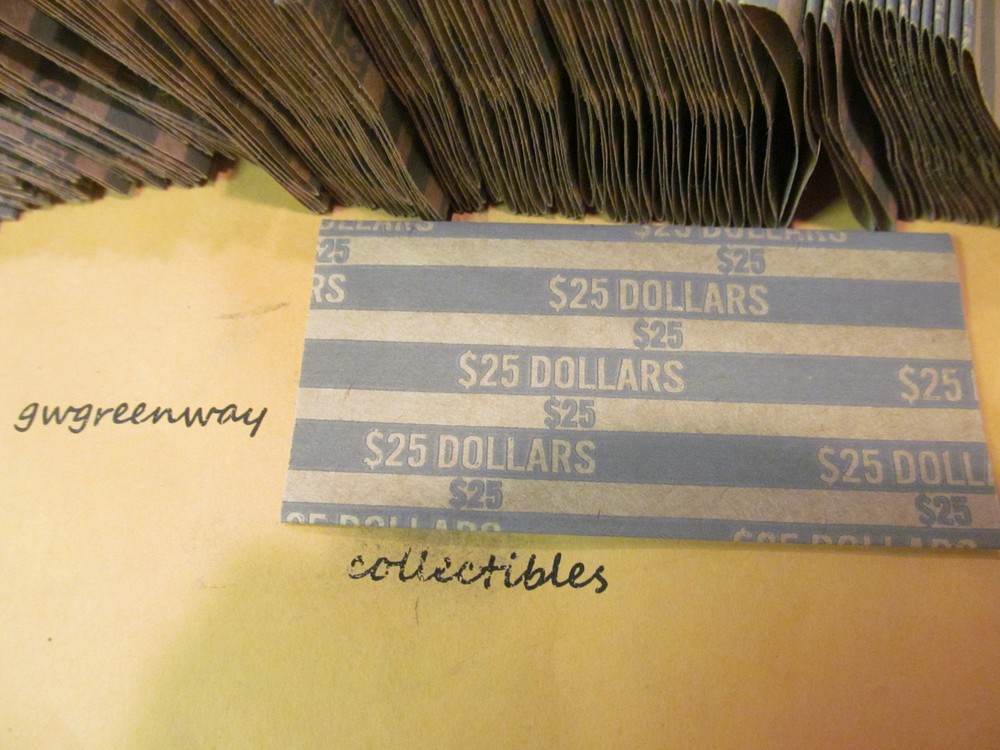 200 FLAT COIN WRAPPERS "SMALL DOLLAR"