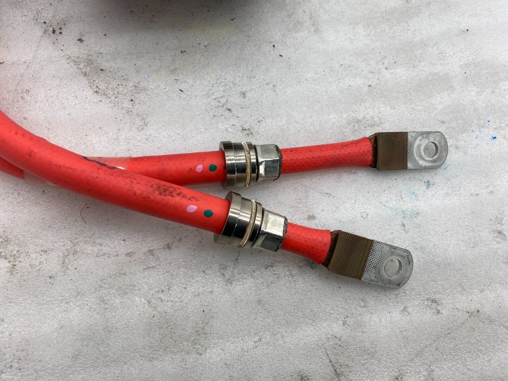 ⭕ 2012-2015 Tesla Model S High Voltage Rear Connector Cable & Plug 1003347-00-C