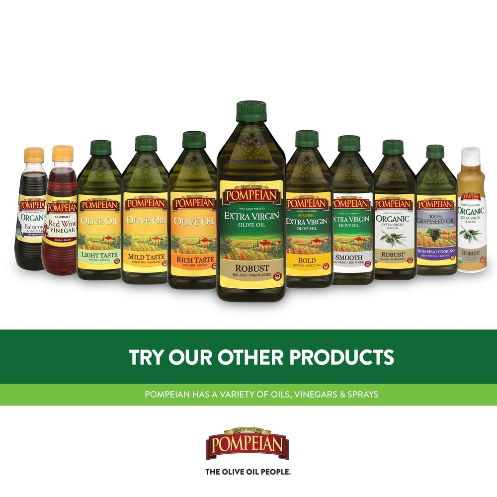 Pompeian Smooth Extra Virgin Olive Oil First Cold Pressed Mild and Delicate 68oz