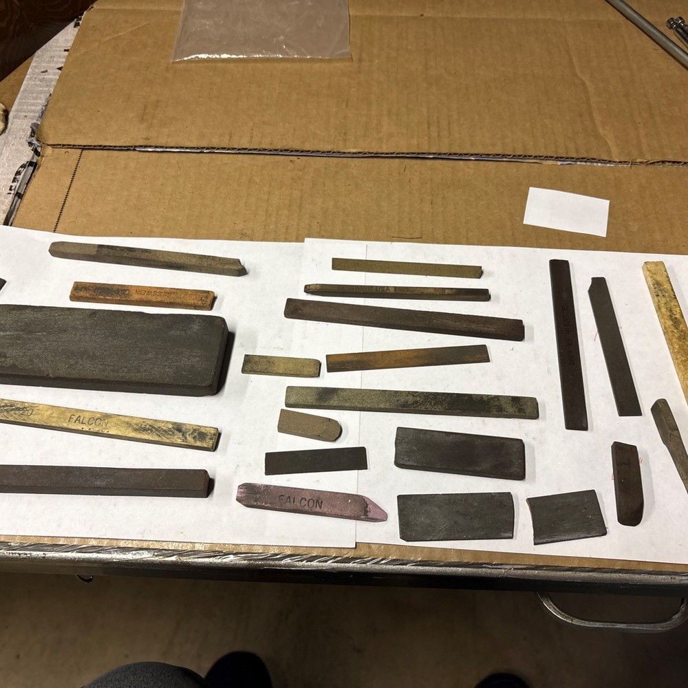 Assortment Of Various Toolmakers Sharpening Stones