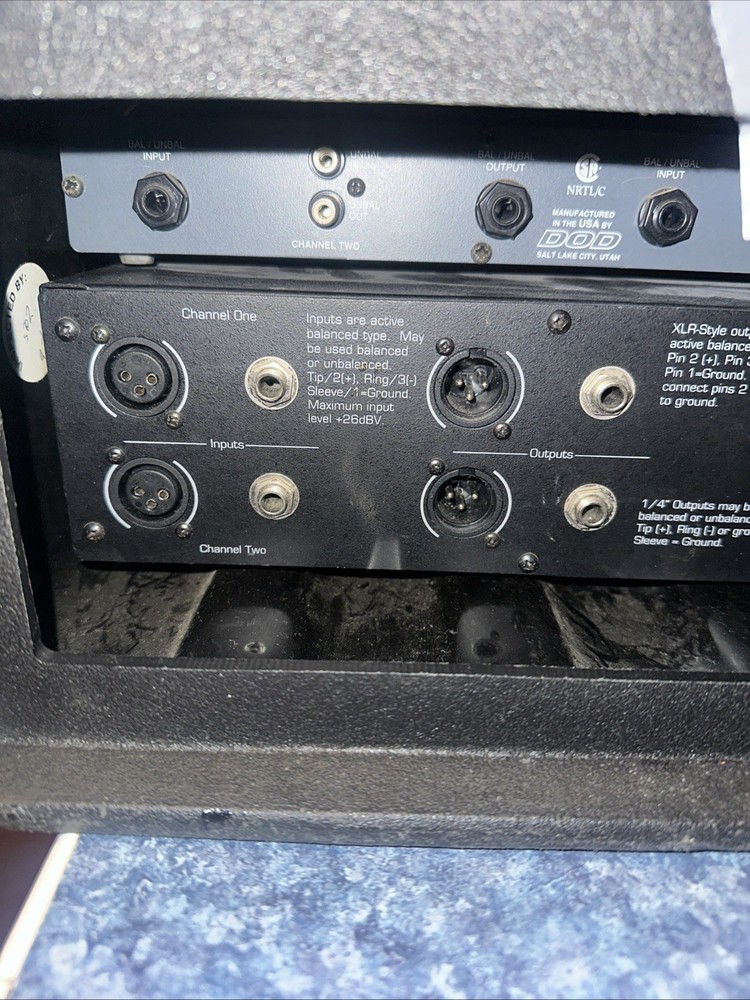 Ashley GQ215 Stereo 15 Band Graphic Equalizer / Dod Graphic Equalizer Combo Case